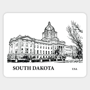 South Dakota State USA Sticker